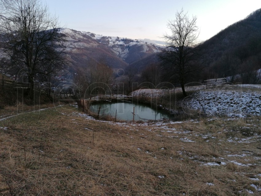 Paisaje de invierno en los Cárpatos