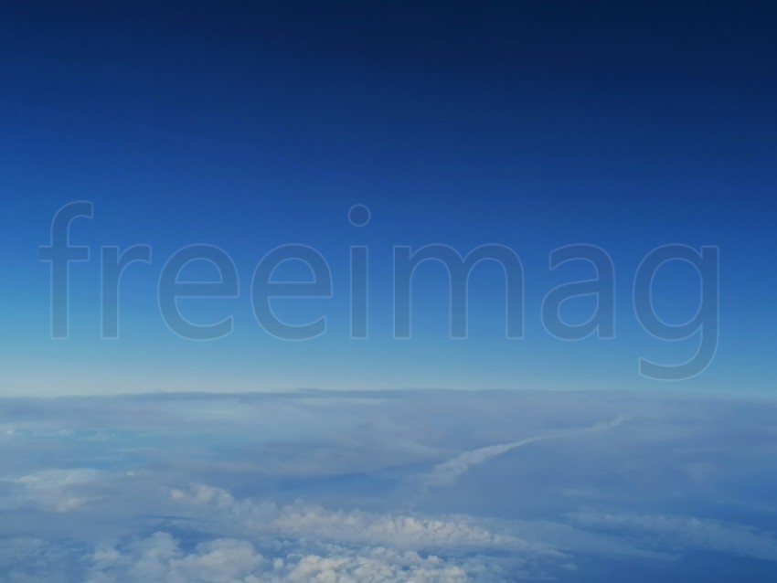 Nubes cielo azul