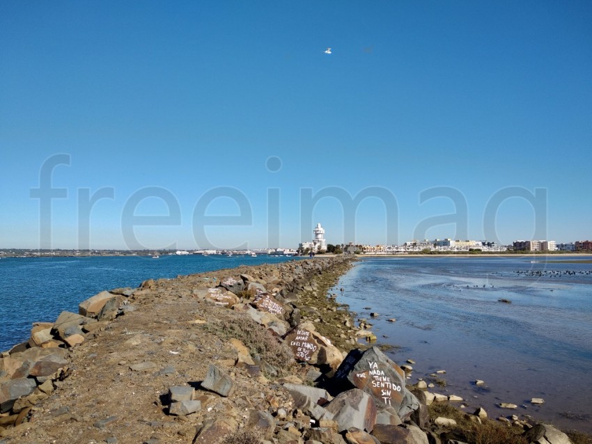 El mar en Isla Cristina, España