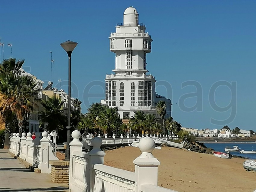 Faro de Isla Cristina, paisajes urbanos, provincia de Huelva, España