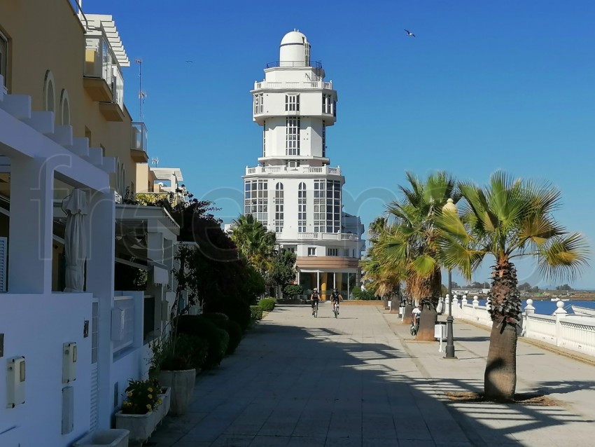 Faro de Isla Cristina, paisajes urbanos, provincia de Huelva, España