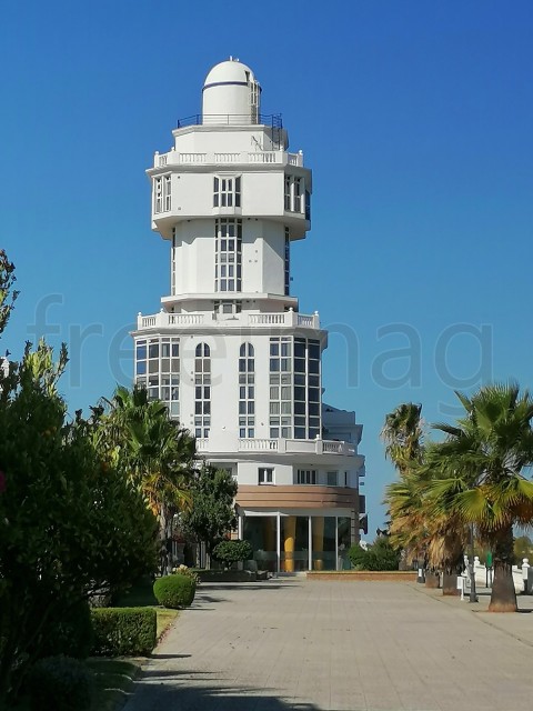 Faro de Isla Cristina, paisajes urbanos, provincia de Huelva, España