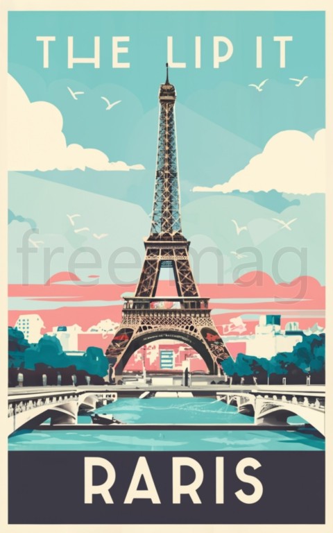 Ilustración, Cartel de viaje de París