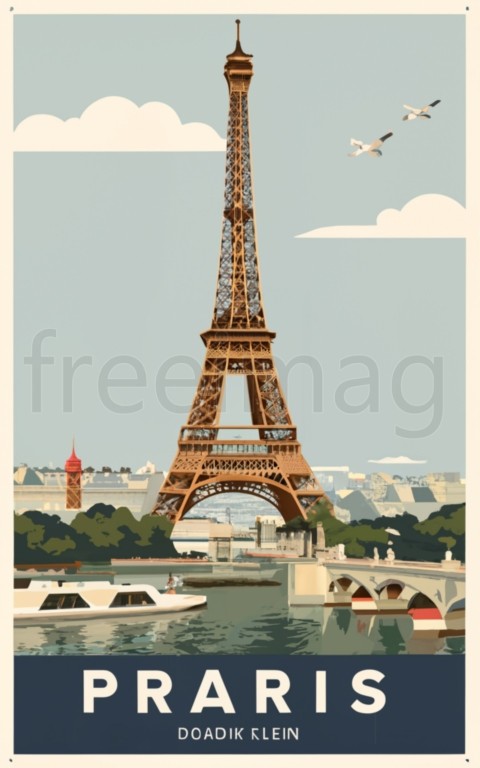 Ilustración, Cartel de viaje de París