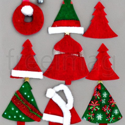 Imagen gorras de navidad