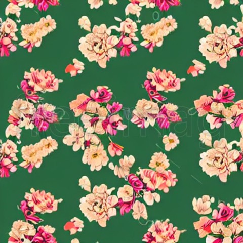 Fondo de Flores Estilo Vintage