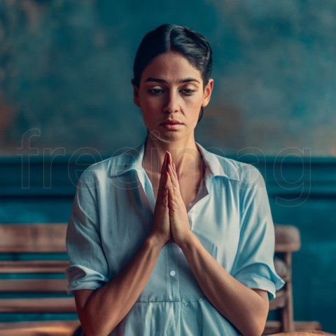 Imagen de Fondo, Mujer orando