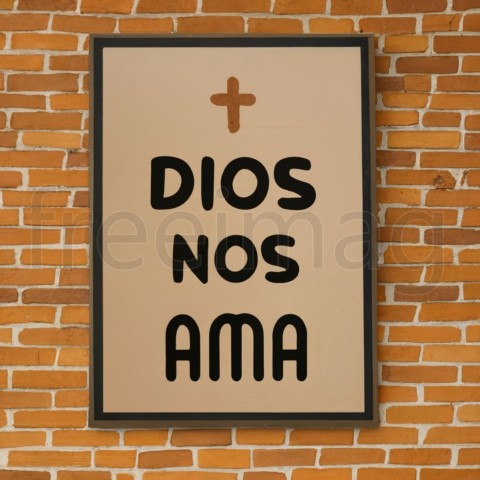 Dios nos ama, poster