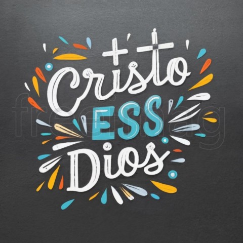 Cristo es DIOS, Imagen cristiana.