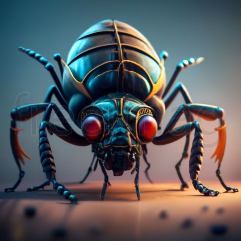 Imagen insecto grande, 3d, fantasía