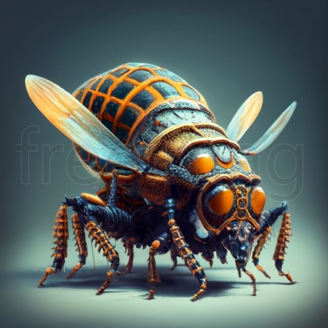 Imagen insecto grande, 3d, fantasía