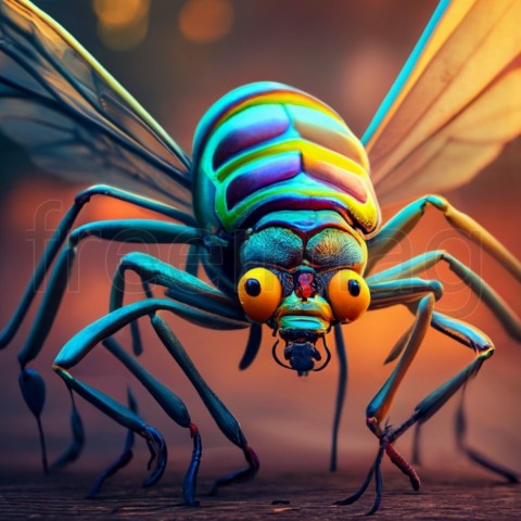 Imagen insecto grande, 3d, fantasía