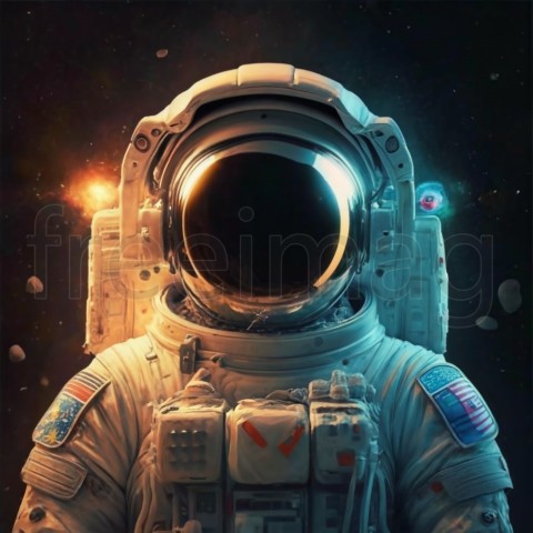 Imagen de Astronauta, , foto, 3d