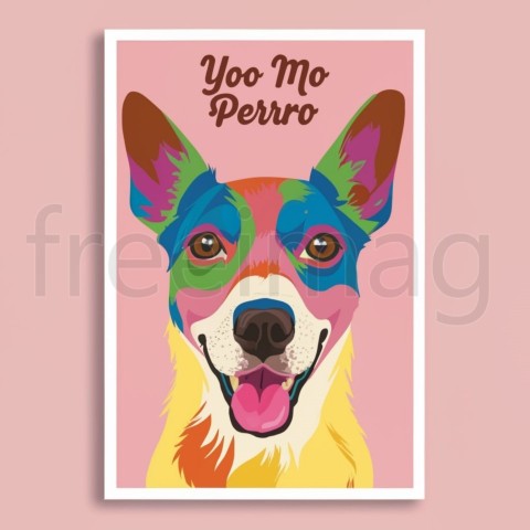 Yo amo mi perro poster