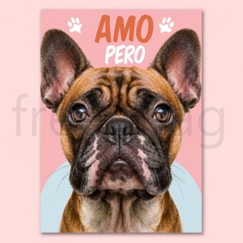 Yo amo mi perro poster