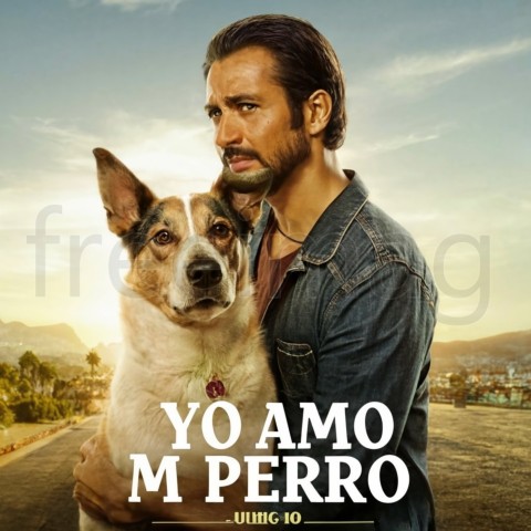 Yo amo mi perro poster