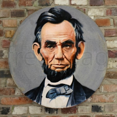 Imagen de  Abraham Lincoln presidente de los Estados Unidos  descarga de arte digital de alta calidad, para imprimir en póster