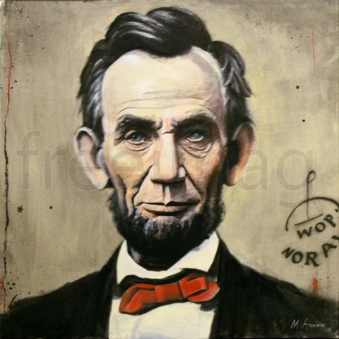 Imagen de  Abraham Lincoln presidente de los Estados Unidos  descarga de arte digital de alta calidad, para imprimir en póster