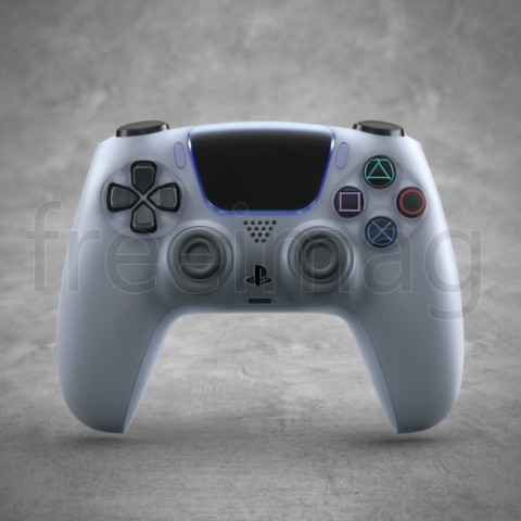 Imagen de un mando PlayStation 5 de color blanco